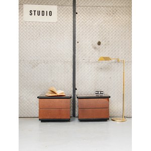 Maïa, la paire de chevets en bois n°127