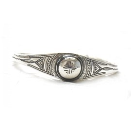 Large bracelet ethnique touareg rigide