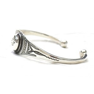 Large bracelet ethnique touareg rigide