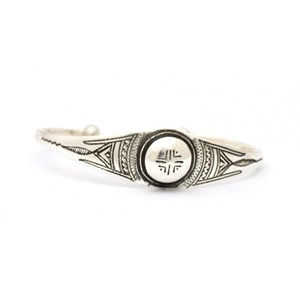 Large bracelet ethnique touareg rigide