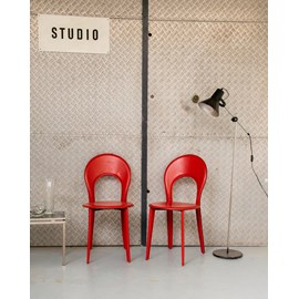 Alma, la paire de chaises en cuir n°310