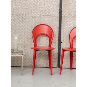 Alma, la paire de chaises en cuir n°310