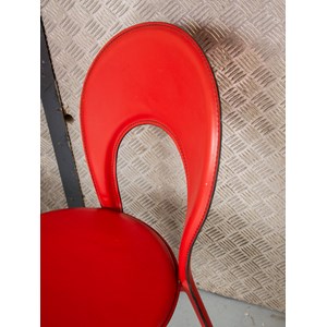 Alma, la paire de chaises en cuir n°310