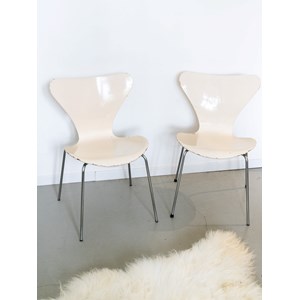 Paire de chaises en métal n°328