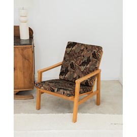 Fauteuil à motifs fleuris n°338