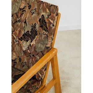 Fauteuil à motifs fleuris n°338