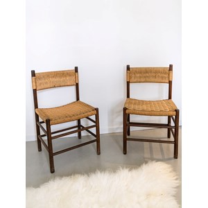 Alma, la paire de chaises en corde n°332