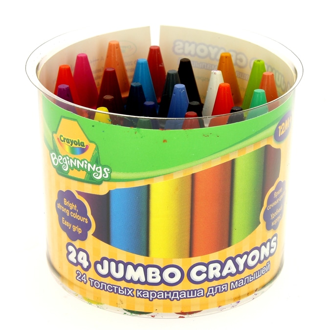 Boîte de 24 crayons doux à la cire - La Grande Récré