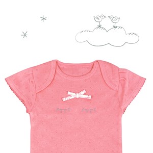 Coffret cadeau bébé fille body et fichu