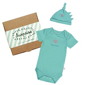 Coffret bébé garçon body et bonnet