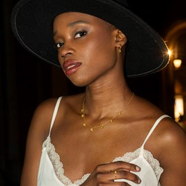 Collier gemia en pierres péridot