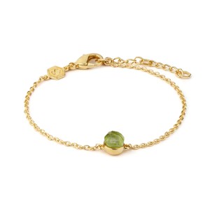 Bracelet aurora en pierre péridot