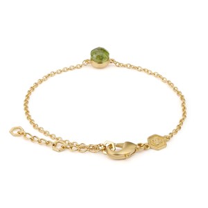 Bracelet aurora en pierre péridot