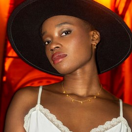 Boucles d'oreilles gemia citrine