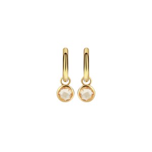 Boucles d'oreilles gemia citrine