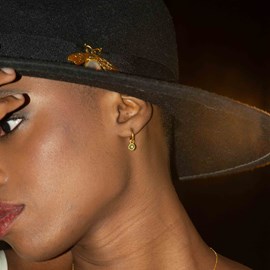 Boucles d'oreilles gemia péridot