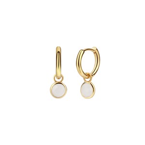 Boucles d'oreilles gemia pierre de lune