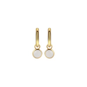 Boucles d'oreilles gemia pierre de lune