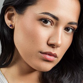 Boucles d'oreilles aurora améthyste