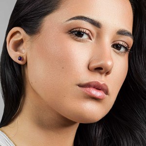 Boucles d'oreilles aurora améthyste