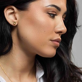 Boucles d'oreilles aurora citrine