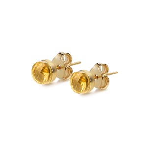 Boucles d'oreilles aurora citrine