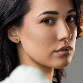 Boucles d'oreilles aurora péridot