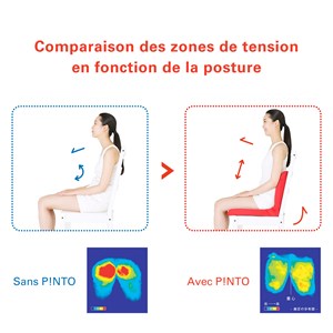 Coussin ergonomique pinto standard-mgris