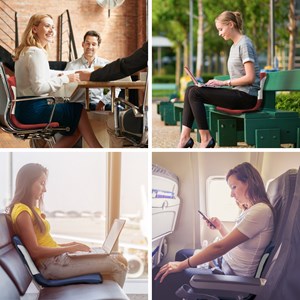 Coussin ergonomique pinto air-rouge