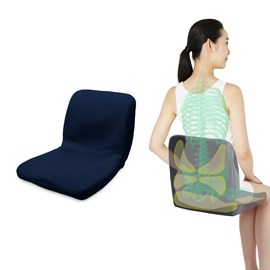 Coussin ergonomique pinto standard-mbleu