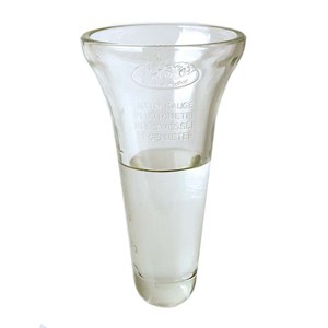 Pluviomètre en zinc et en verre 1.30 m