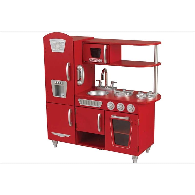 KidKraft - Cuisine enfant vintage rouge