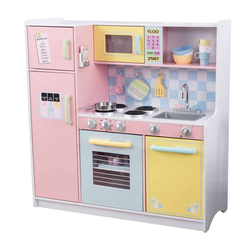 KidKraft - Grande cuisine aux couleurs pastel