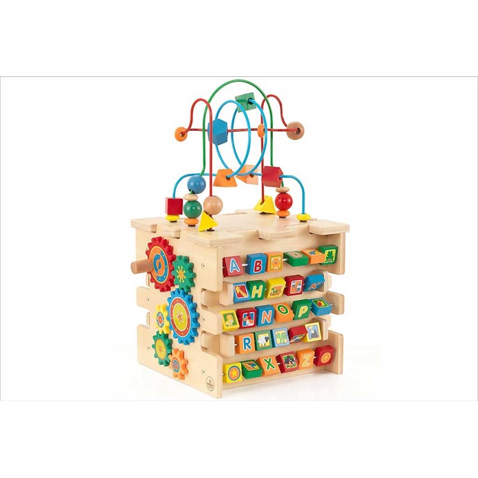 Cube D Activite Bois Bebe Kidkraft Nature Decouvertes