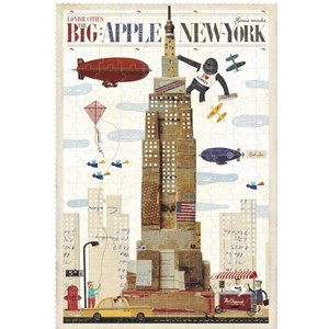 Puzzle big apple 200 pièces - new york