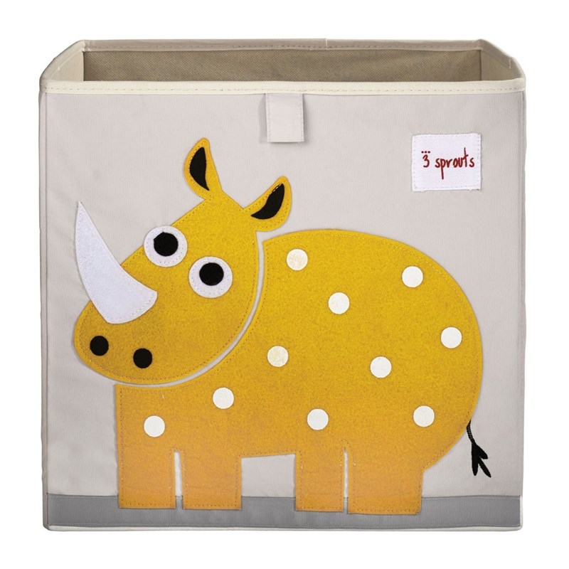 Cube de rangement rhinocéros