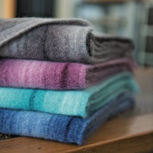 Plaid en mohair - 350 gr/m²