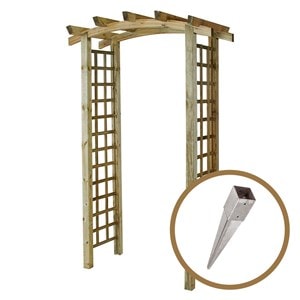 Pergola jasmin + 2 supports poteaux