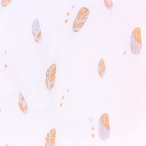 Couffin en coton bio & palme naturelle -