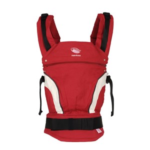 Porte-bébé manduca rouge en coton bio