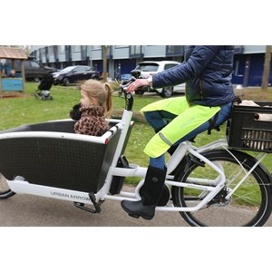 Jambières de pluie jaune fluo - m