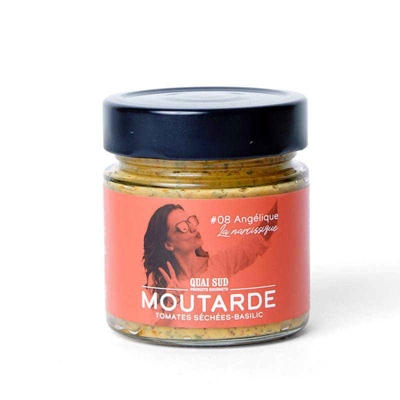 Moutarde tomates séchées basilic
