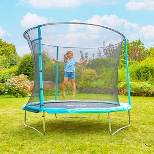 Trampoline rond ouverture igloo