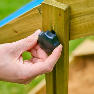 Bac à sable avec auvent