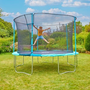 Trampoline rond ouverture igloo