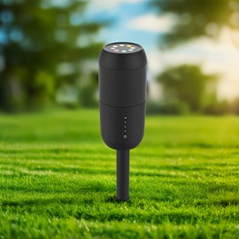 Enceinte extérieure rgb