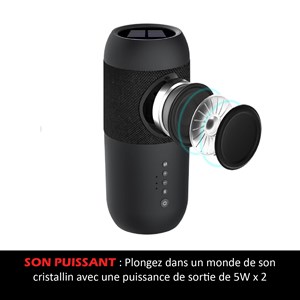 Enceinte extérieure rgb