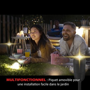Enceinte extérieure rgb