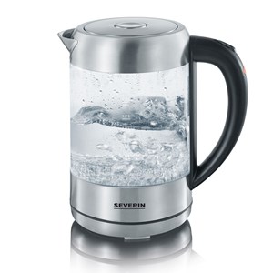Severin - boulloire verre / inox 1,5 l