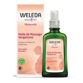 Huile de massage vergetures weleda